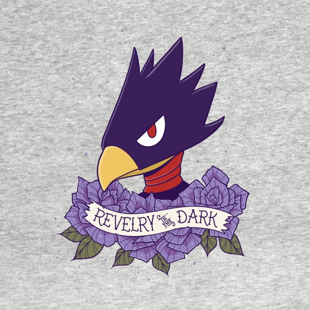 Tokoyami Revelry in the Dark Tattoo by iamlunasol